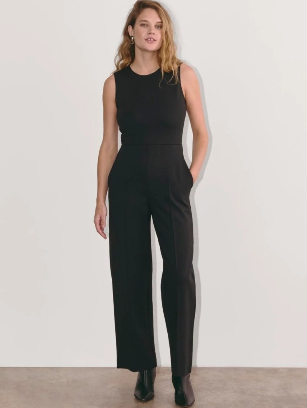 Everlane The Dream Jumpsuit Black Size Medium